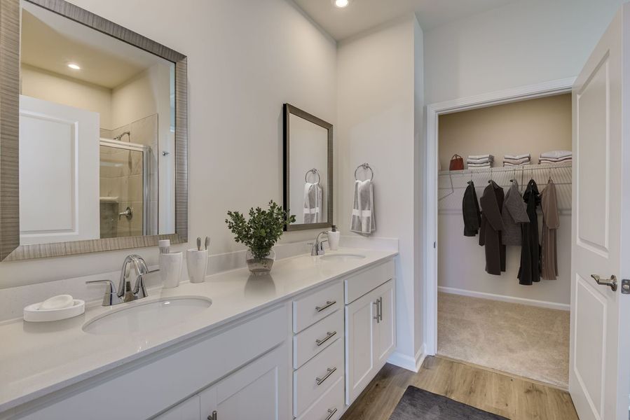 Primary Bathroom and Closet Primary Bathroom and Closet