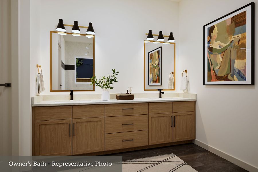 Furnished interior view inside a new home in Monterra - Gardens, Fate (Image 3).