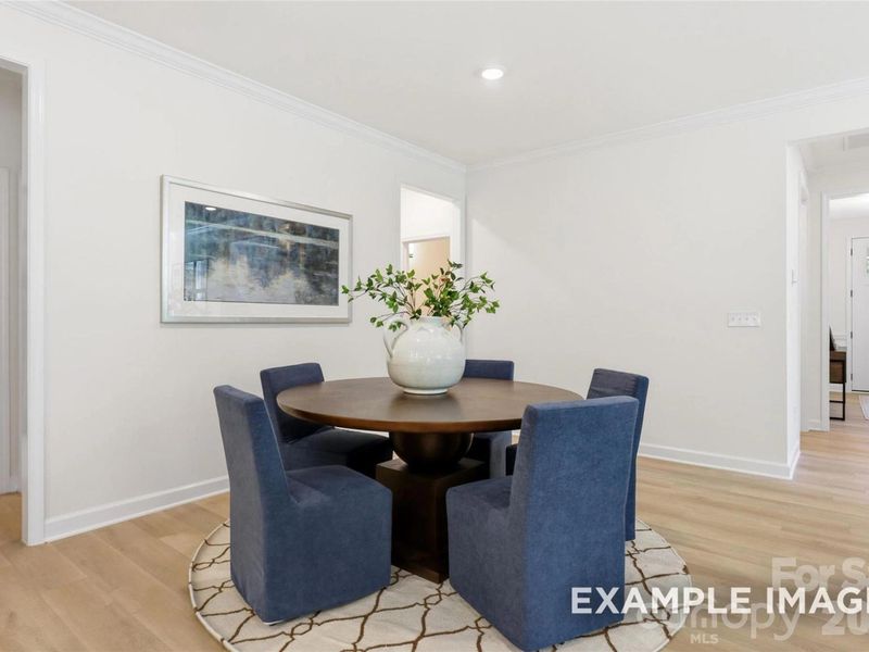 Furnished interior view inside a new home in Windgate, Mooresville (Image 12).