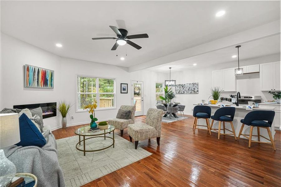 Furnished interior view inside a new home in , Gainesville (Image 29).