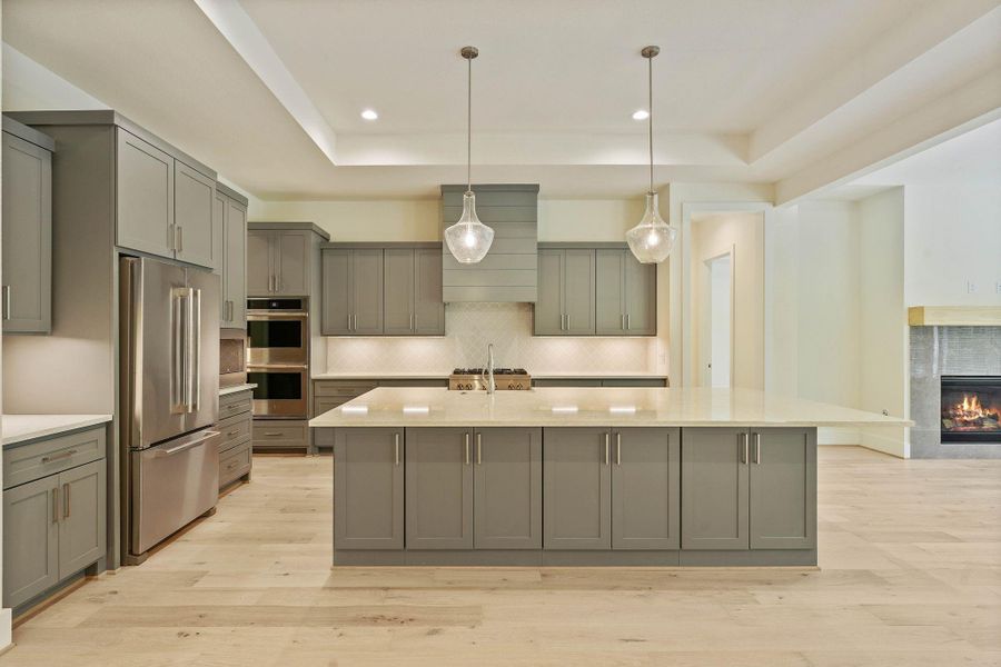 Furnished interior view inside a new home in The Cedars, Plantersville (Image 8).