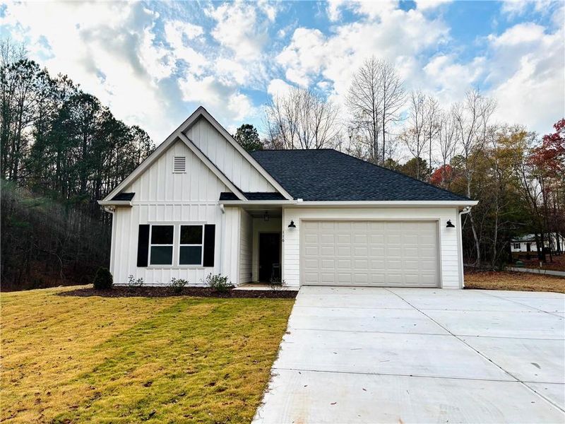 Front exterior of a new home in , Maysville, GA, highlighting curb appeal (Image 17).