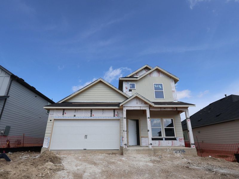 In-progress construction of a new home in Cascades at Onion Creek, Austin, TX (Image 14).