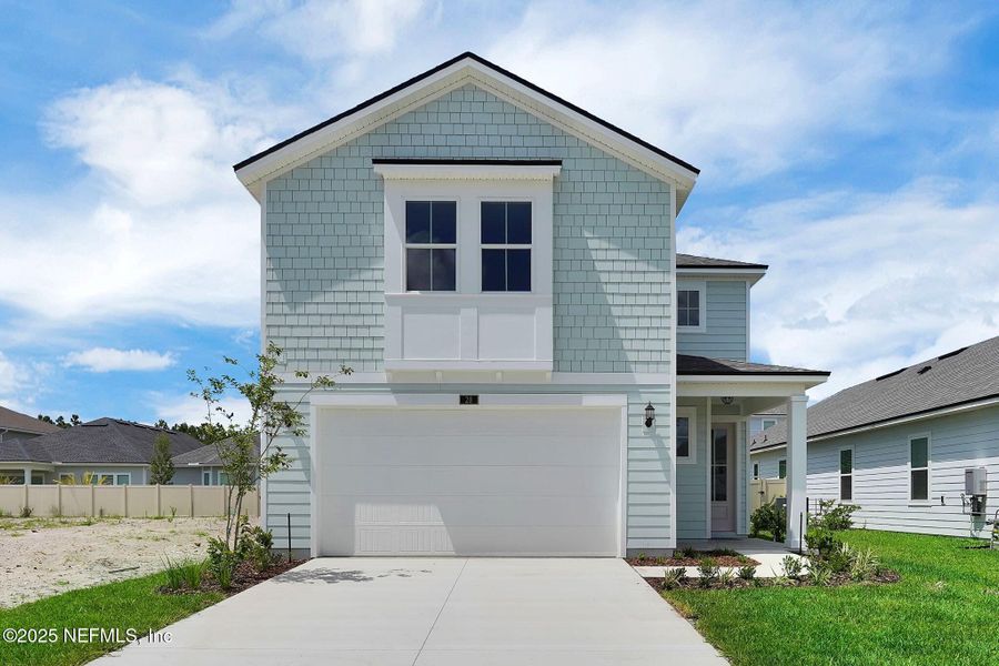 Front exterior of a new home in , Ponte Vedra, FL, highlighting curb appeal (Image 18).