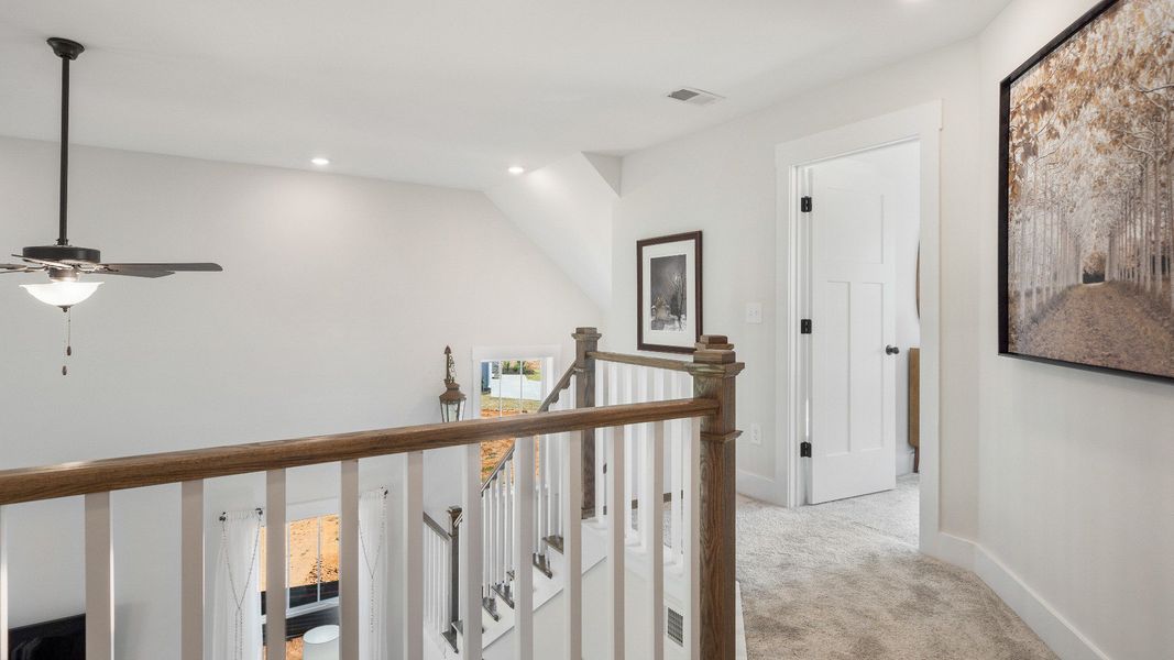 Upstairs Entry of The Sutherland Design by DRB Homes