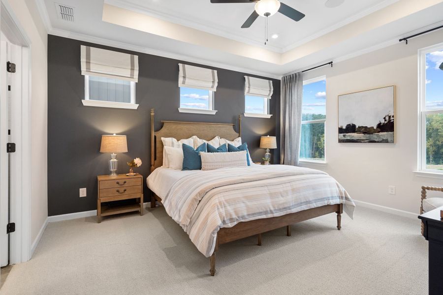 Representative furnished interior of a home built from the The Edison C by Davidson Homes LLC in Kelly Preserve, Loganville (Image 18).