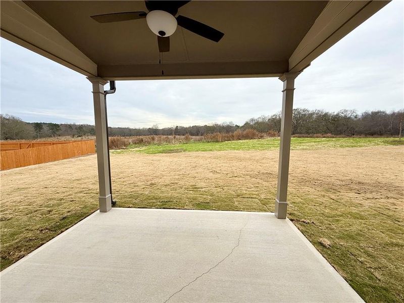Exterior details and patio area of a home in , Buford (Image 16). Exterior details and patio area of a home in , Buford (Image 16).