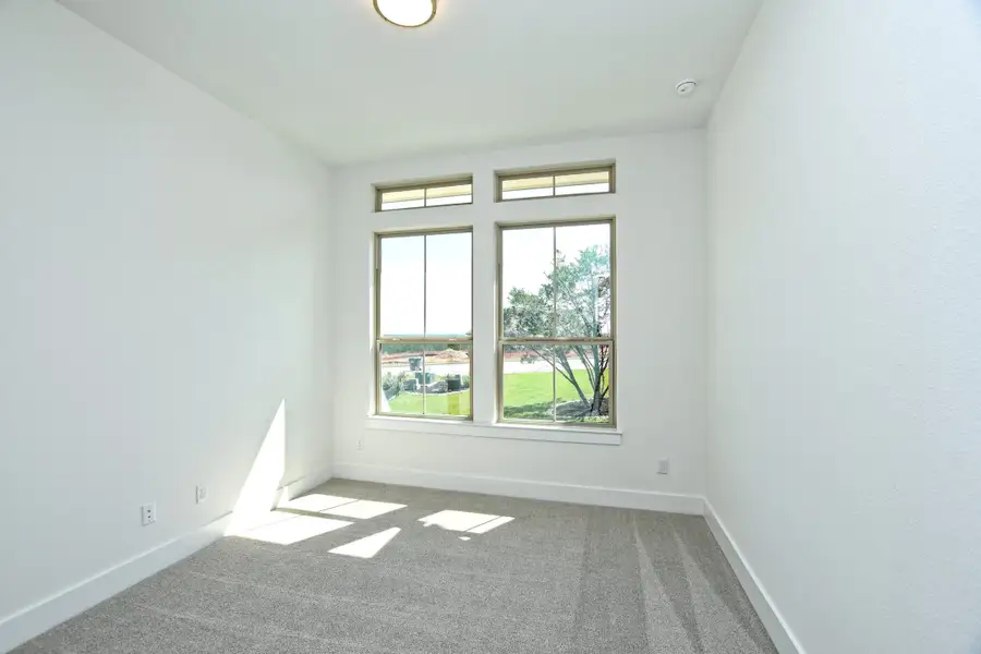 Representative unfurnished interior of a home built from the Siena III by Giddens Homes in Clearwater Ranch, Liberty Hill (Image 261).