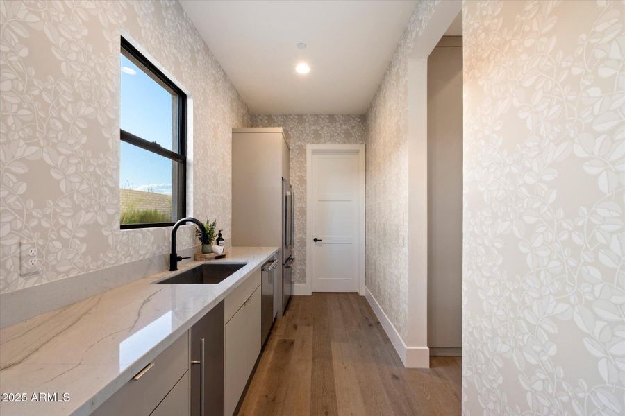 Butlers Pantry w/ Sink & Fridge