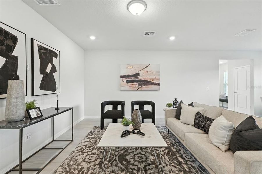 Furnished interior view inside a new home in Amelia Groves, St. Cloud (Image 4).