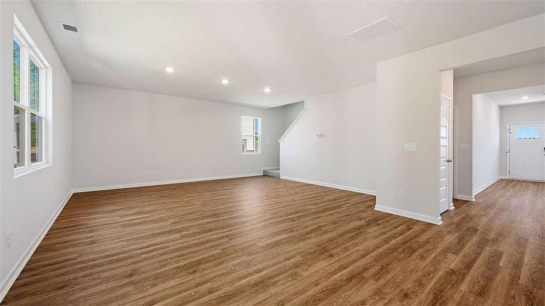 Spacious, unfurnished interior of a new home in The Reserve at Calcutta, Stockbridge (Image 12). Spacious, unfurnished interior of a new home in The Reserve at Calcutta, Stockbridge (Image 12).