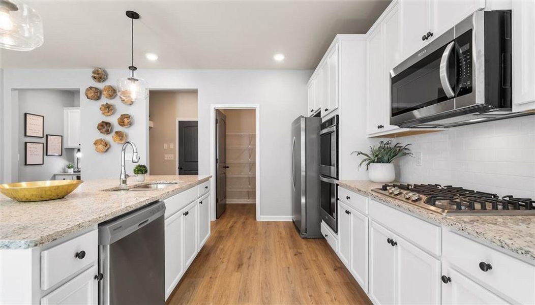 Furnished interior view inside a new home in Camp Creek Village, Atlanta (Image 36).