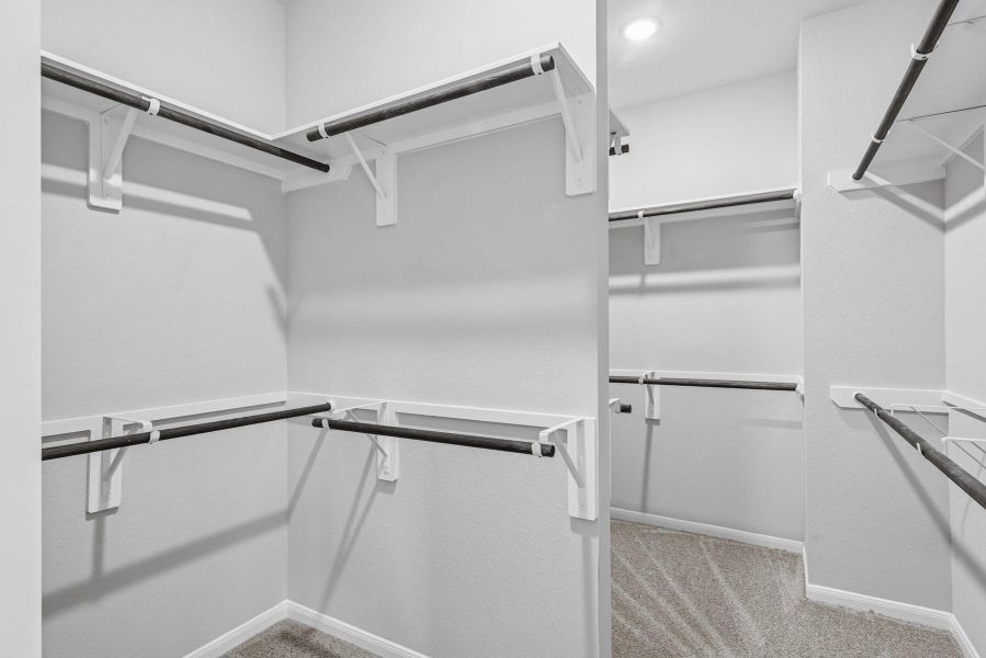 Owner's suite closet Owner's suite closet