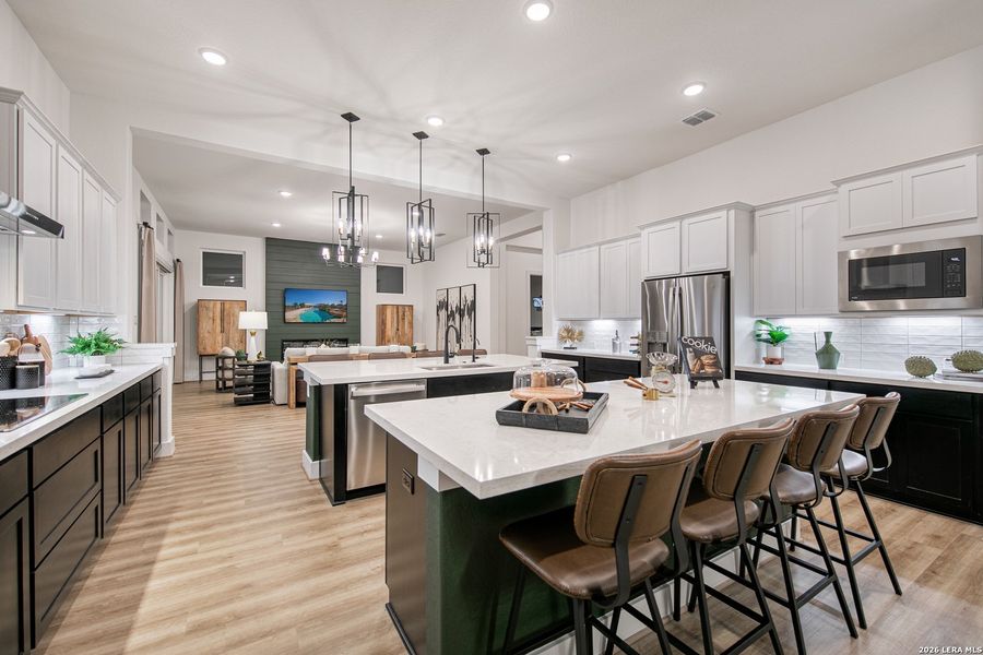 Furnished interior view inside a new home in Mesa Western, Cibolo (Image 17).