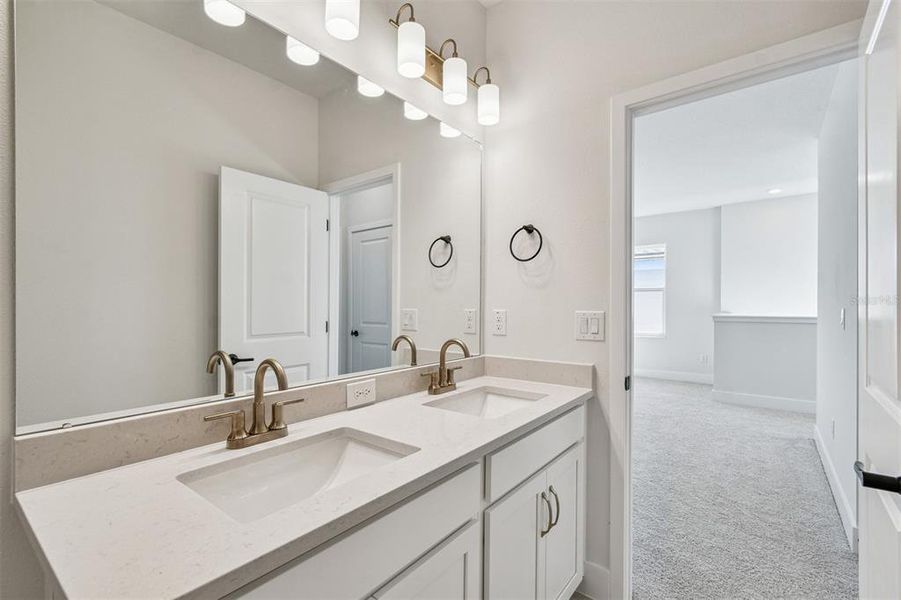 Furnished interior view inside a new home in Chapel Crossings - Garden Series, Wesley Chapel (Image 11).