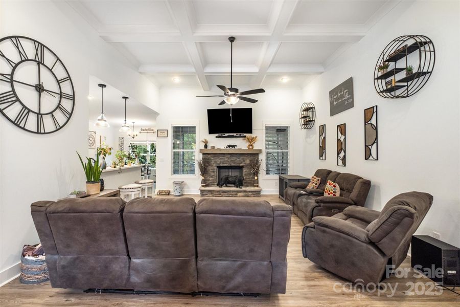 Furnished interior view inside a new home in , Clover (Image 8).