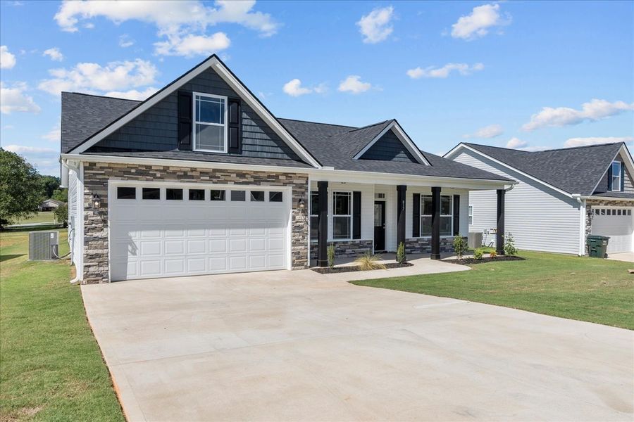 Representative exterior photo of a completed home built from the Cherokee by Enchanted Homes in Ballentine Ridge, Lyman, SC (Image 2).