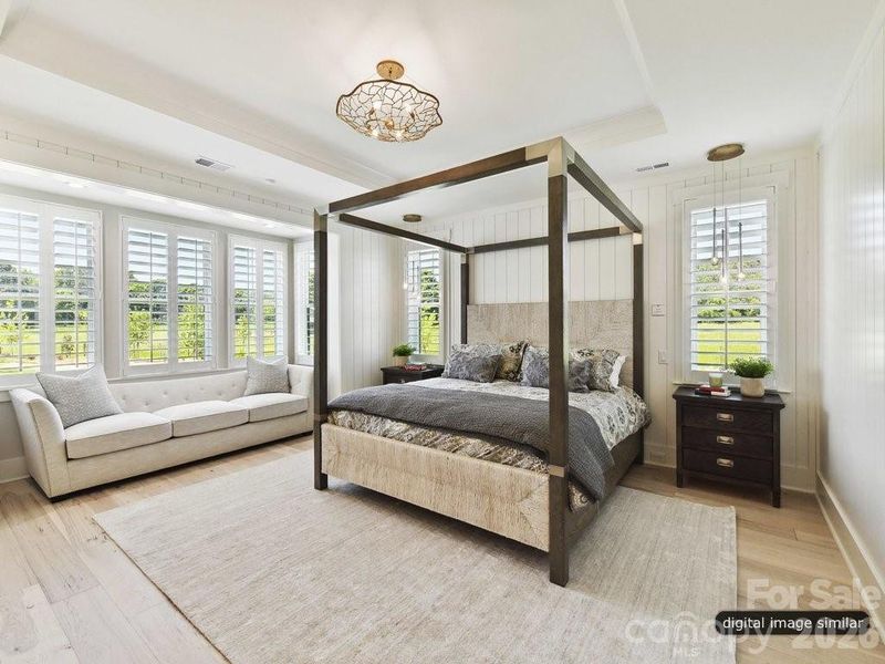 Primary Suite with Box Bay Window