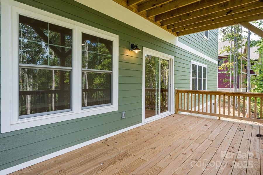 Exterior details and patio area of a home in , Mars Hill (Image 20).