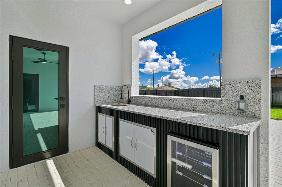 Exterior details and patio area of a home in , Cape Coral (Image 25). Exterior details and patio area of a home in , Cape Coral (Image 25).
