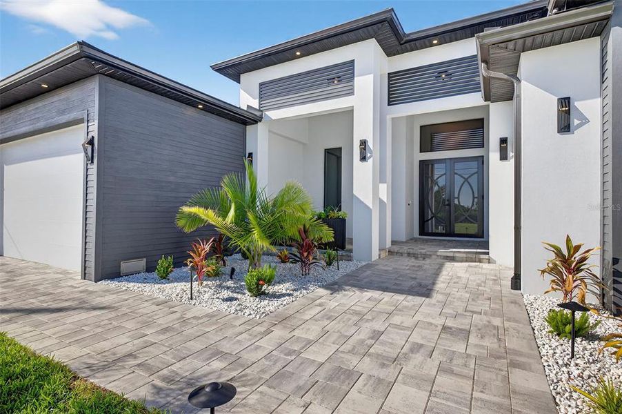 Exterior details and patio area of a home in , Cape Coral (Image 26). Exterior details and patio area of a home in , Cape Coral (Image 26).