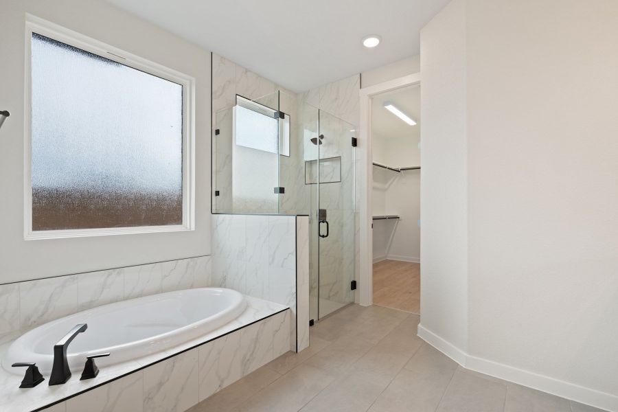 Furnished interior view inside a new home in Lariat, Liberty Hill (Image 14).