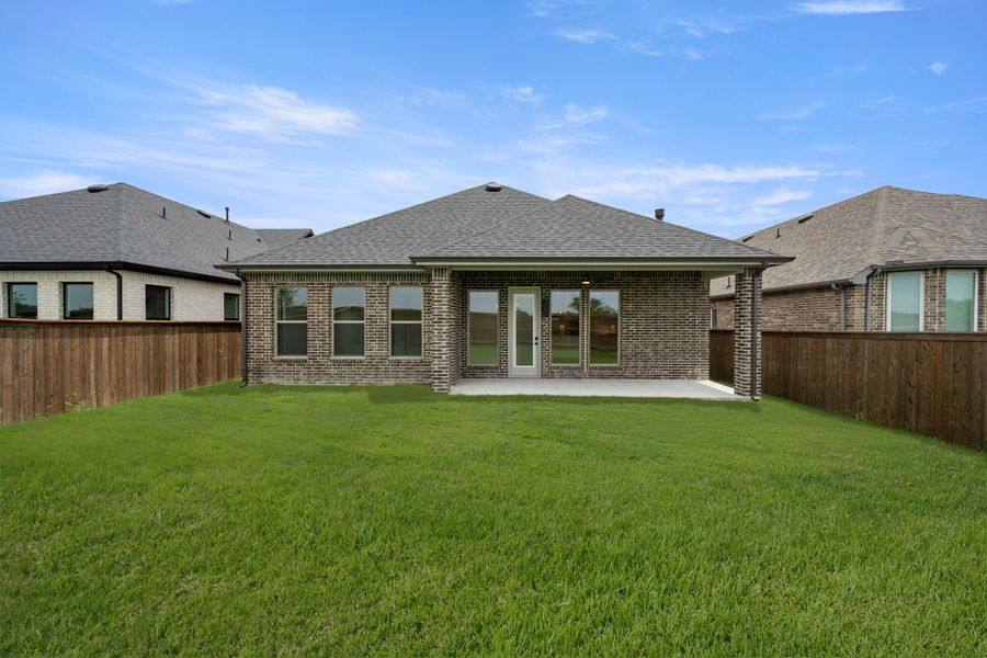 Exterior details and patio area of a home in Bridgewater, Midlothian (Image 21). Exterior details and patio area of a home in Bridgewater, Midlothian (Image 21).