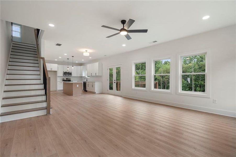 Spacious, unfurnished interior of a new home in , Hiram (Image 43).