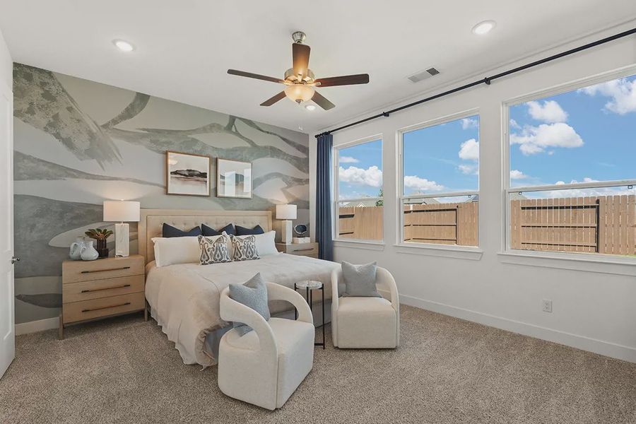 Representative furnished interior of a home built from the Marion by Chesmar Homes in Bridgeland 45's, Cypress (Image 16). Representative furnished interior of a home built from the Marion by Chesmar Homes in Bridgeland 45's, Cypress (Image 16).