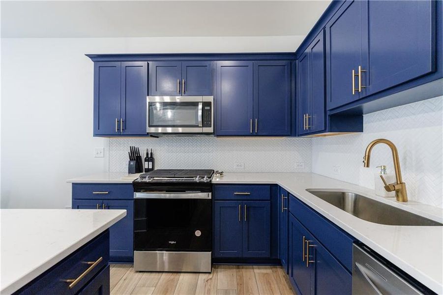 Furnished interior view inside a new home in , Atlanta (Image 10).