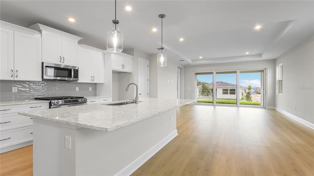 Furnished interior view inside a new home in Cresswind at Hammock Oaks, Lady Lake (Image 16).