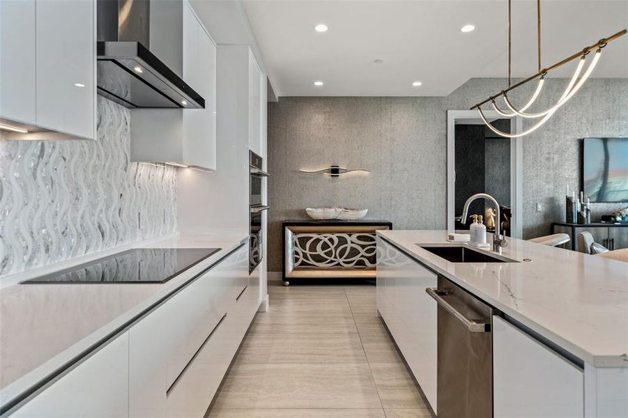 Furnished interior view inside a new home in , Sarasota (Image 43).