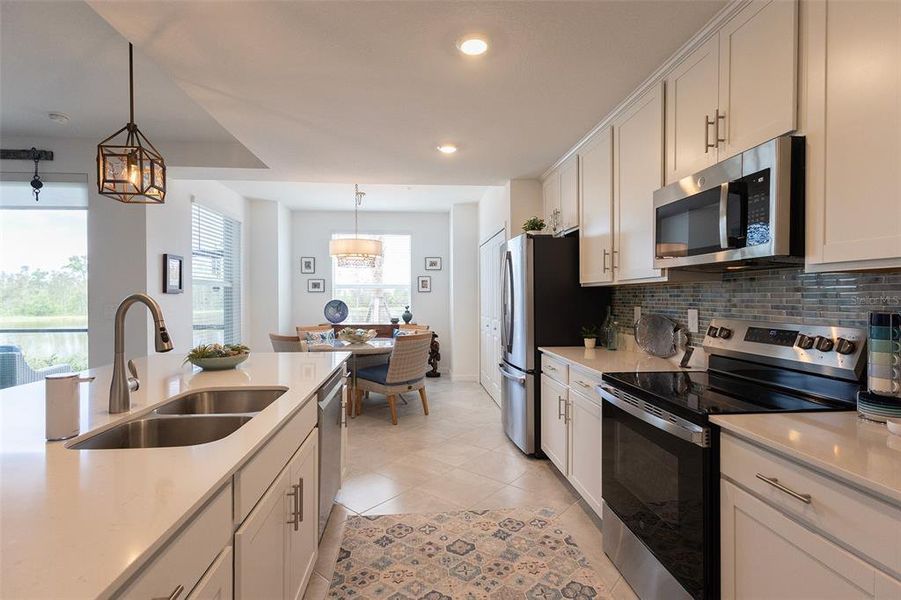 Furnished interior view inside a new home in , Punta Gorda (Image 27).