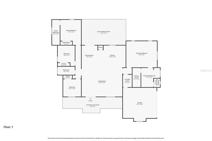 2D floor plan layout of this home in , Dunnellon, FL (Image 5). 2D floor plan layout of this home in , Dunnellon, FL (Image 5).