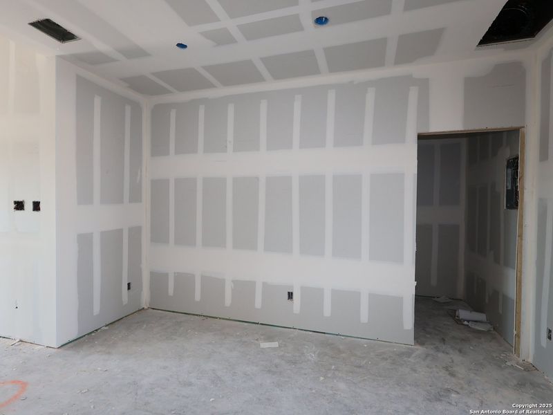 In-progress construction of a new home in Meadows at Clear Springs, New Braunfels, TX (Image 27). In-progress construction of a new home in Meadows at Clear Springs, New Braunfels, TX (Image 27).