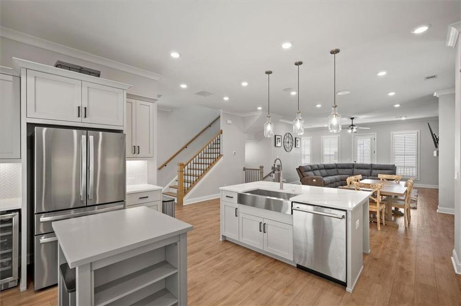 Furnished interior view inside a new home in , Cumming (Image 21).