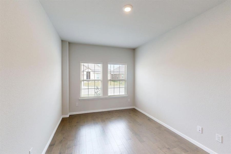 Spacious, unfurnished interior of a new home in The Preserve, Justin (Image 26).