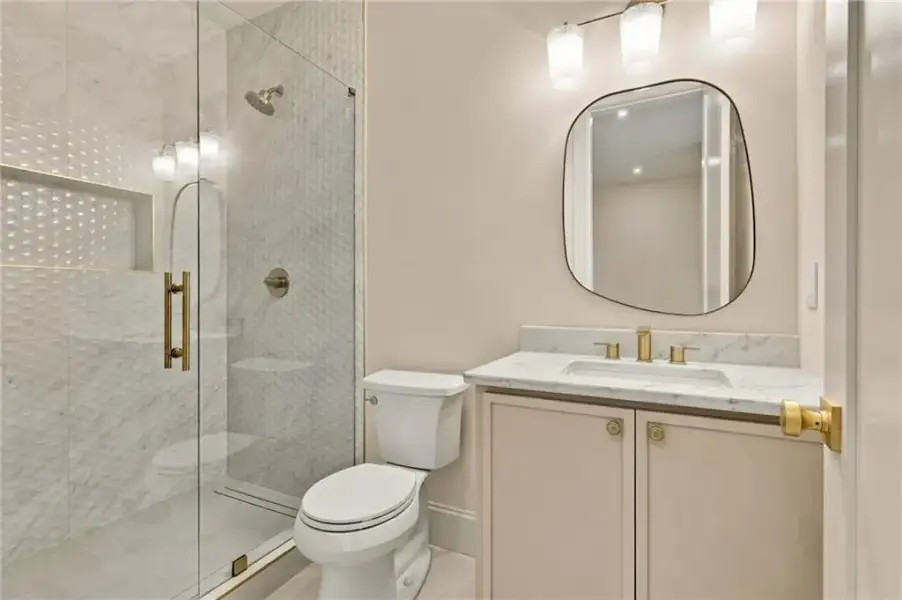 Furnished interior view inside a new home in , Sandy Springs (Image 47).