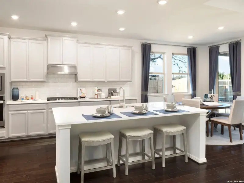 Furnished interior view inside a new home in , San Antonio (Image 10).
