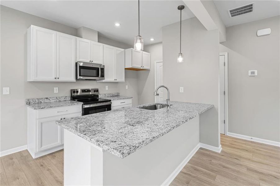 Furnished interior view inside a new home in Villas at Gold Creek, Dawsonville (Image 12).