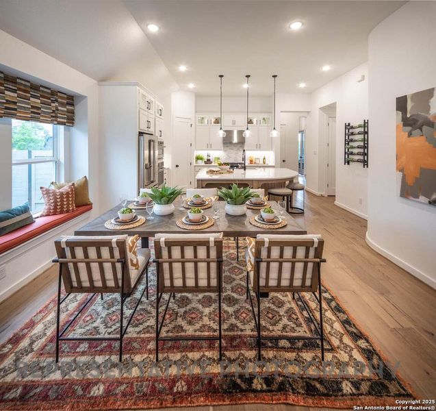 Furnished interior view inside a new home in Davis Ranch: 45ft. lots, San Antonio (Image 14).