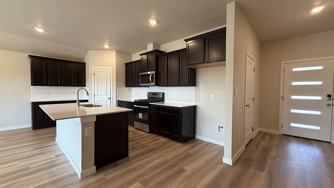 Furnished interior view inside a new home in The Lakes Northwest, Corpus Christi (Image 4). Furnished interior view inside a new home in The Lakes Northwest, Corpus Christi (Image 4).