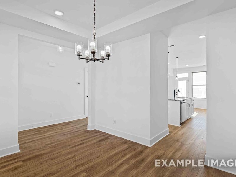 Representative unfurnished interior of a home built from the The Willow C by Davidson Homes LLC in Woods Crossing, Gallatin (Image 26).