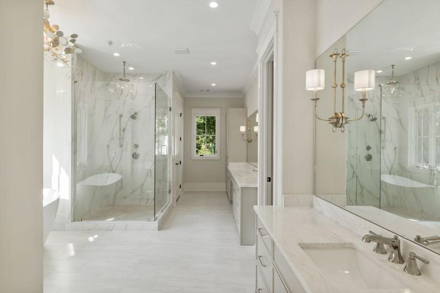 Furnished interior view inside a new home in , Alpharetta (Image 4).