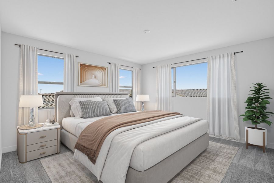 Furnished interior view inside a new home in Verdin, Phoenix (Image 8).