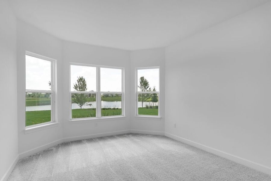 Representative unfurnished interior of a home built from the Ambra by Taylor Morrison in Esplanade at Center Lake Ranch, St. Cloud (Image 21).