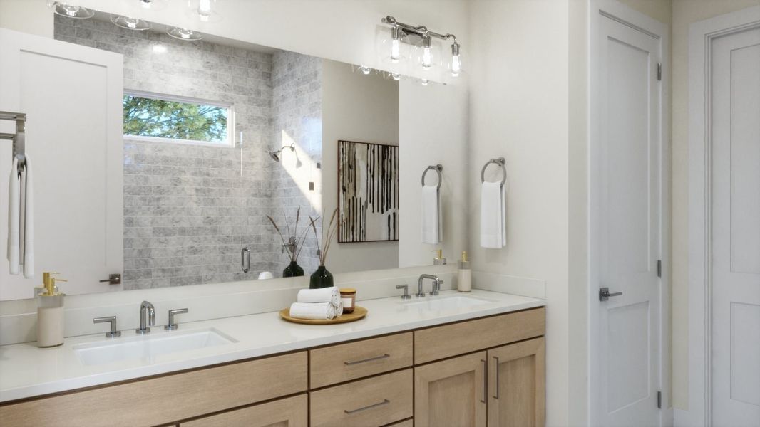 Representative furnished interior of a home built from the 4060 by Risewell Homes in Freedom at Anthem, Kyle (Image 13).