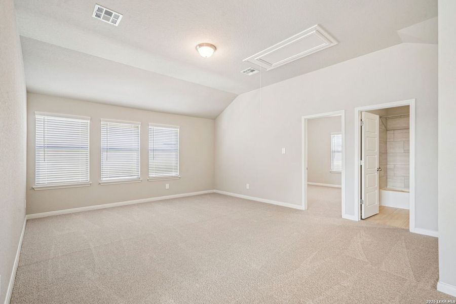 Spacious, unfurnished interior of a new home in Estancia Ranch - Classic Series, San Antonio (Image 33). Spacious, unfurnished interior of a new home in Estancia Ranch - Classic Series, San Antonio (Image 33).