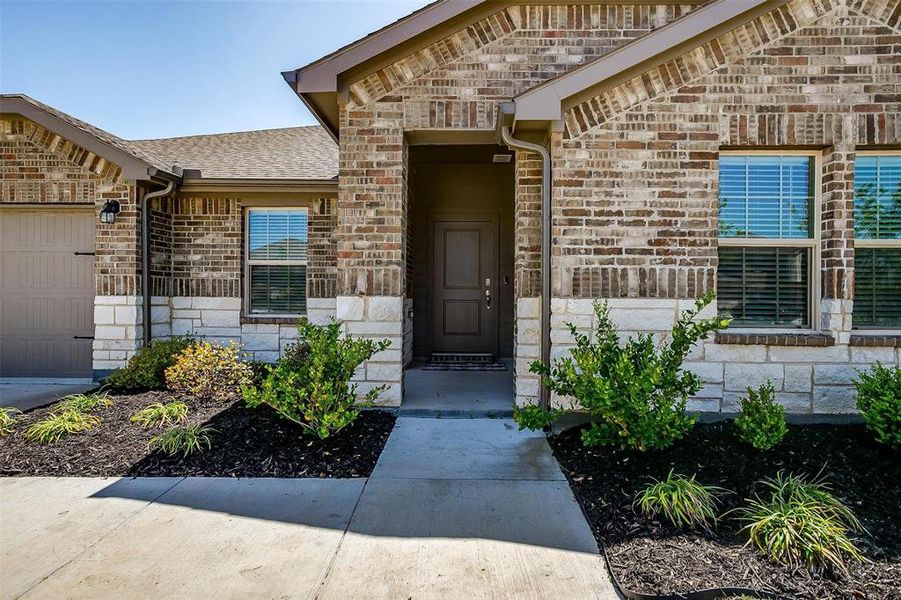 Front exterior of a new home in , Cedar Hill, TX, highlighting curb appeal (Image 20). Front exterior of a new home in , Cedar Hill, TX, highlighting curb appeal (Image 20).