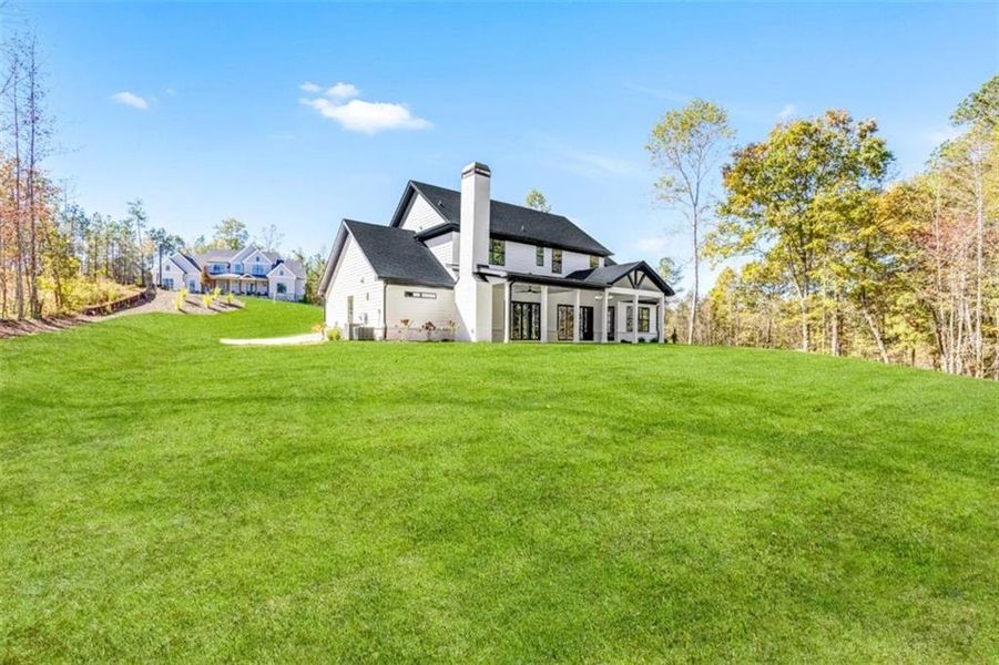 Front exterior of a new home in , Newnan, GA, highlighting curb appeal (Image 19).